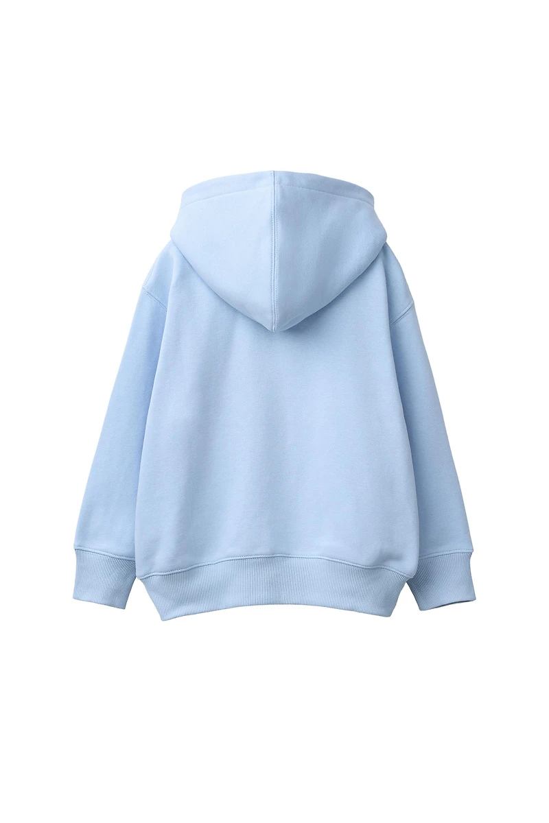 BASIC ZIP SWEATSHIRT