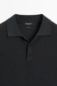 Polo col boutonné 100 % coton
