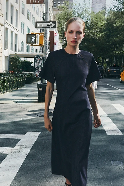 ROBE LONGUE EN DENIM ZW COLLECTION