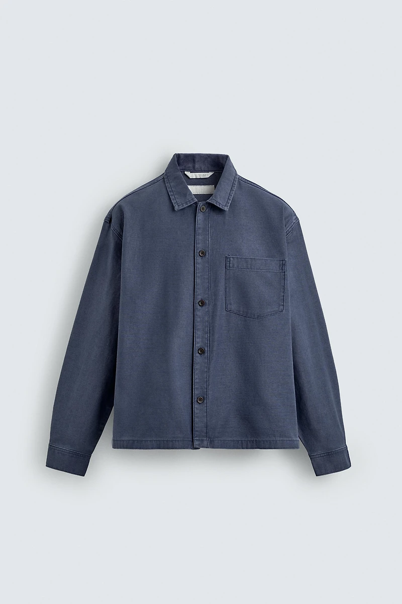 BOXY FIT DENIM SHIRT