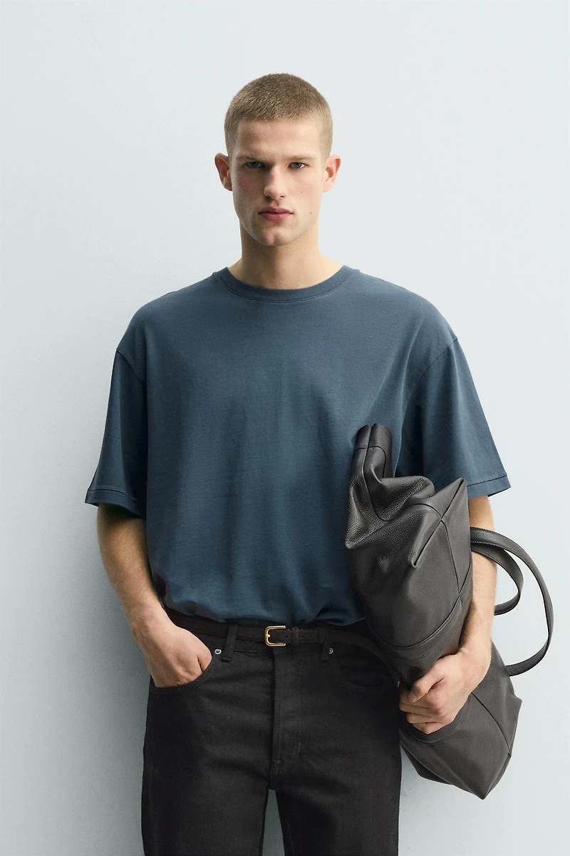 T-SHIRT RELAXED FIT AVEC PIÈCE