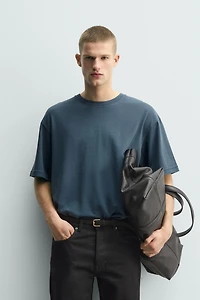 T-SHIRT RELAXED FIT AVEC PIÈCE