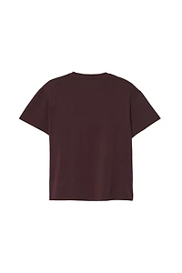 "AMOR" TEXT CROPPED T-SHIRT