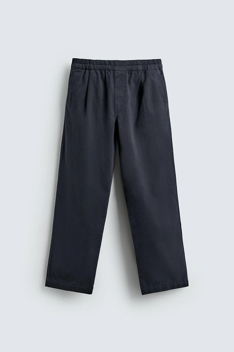 PANTALON COUPE DÉCONTRACTÉE EN COTON