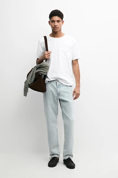 Short sleeve T-shirt with pocket detail