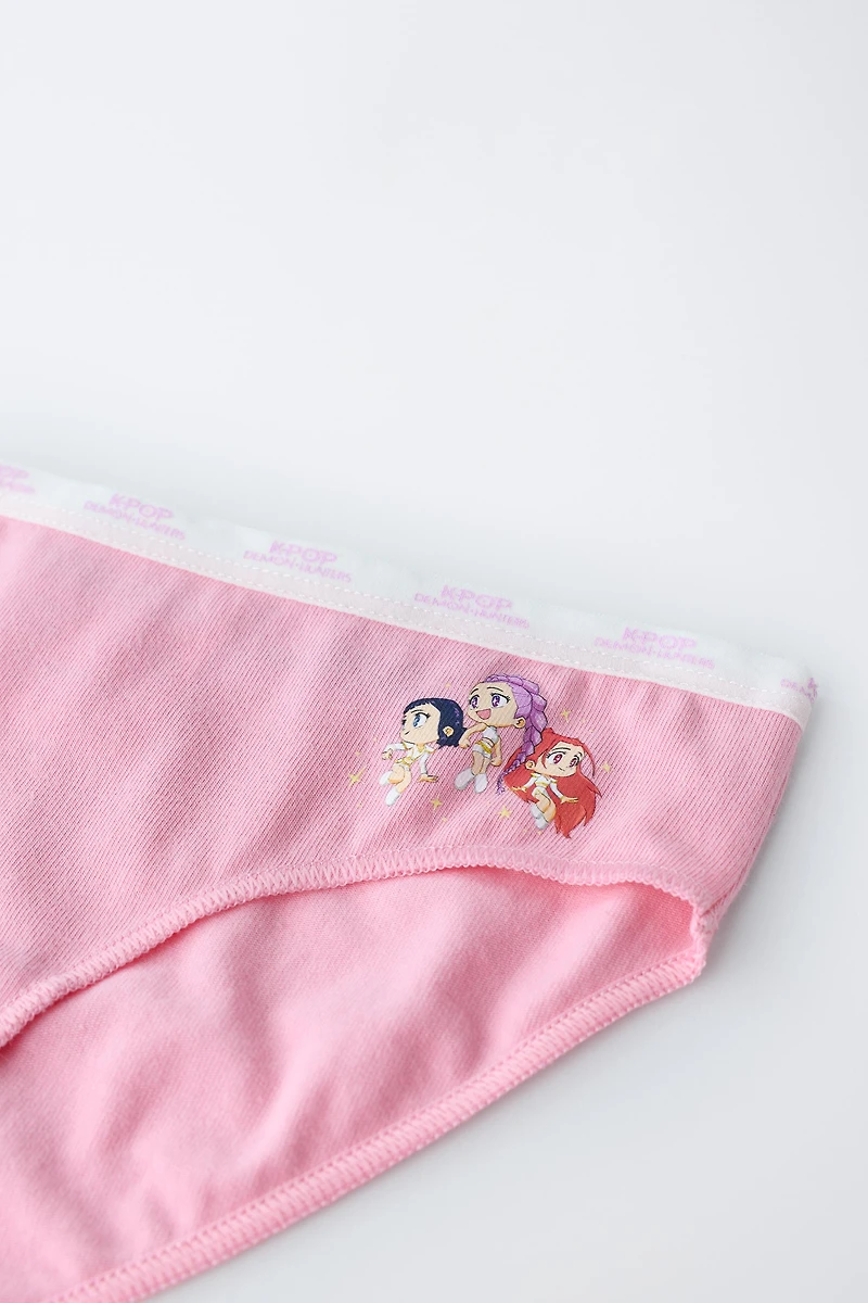 6-14 YEARS/ THREE-PACK KPOP DEMON HUNTERS™ NETFLIX © UNDERWEAR