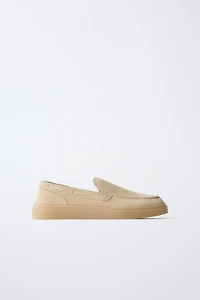 LEATHER BOAT SHOES