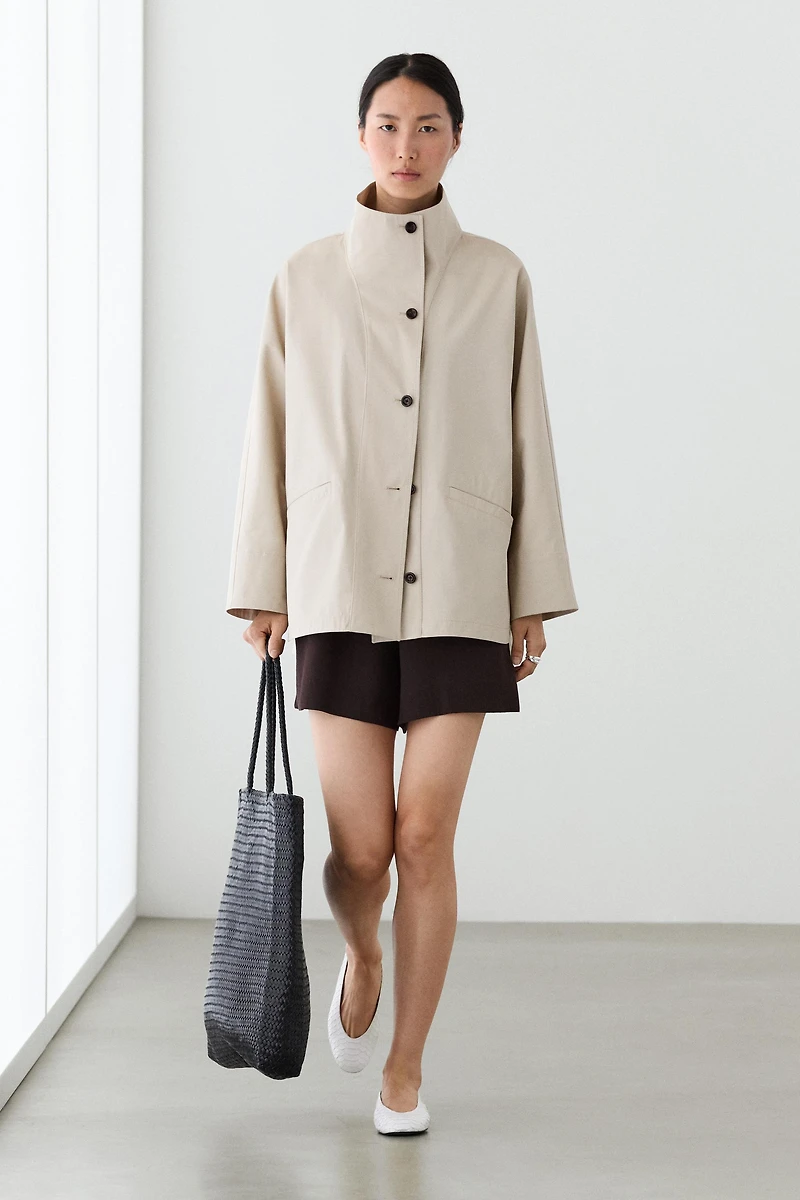 Veste à col montant