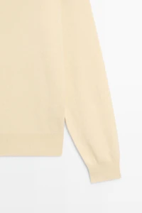 100% cashmere knit sweater