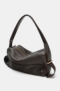 LEATHER SHOULDER BAG