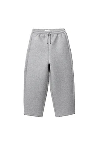 PANTALON STRAIGHT FIT EFFET NÉOPRÈNE