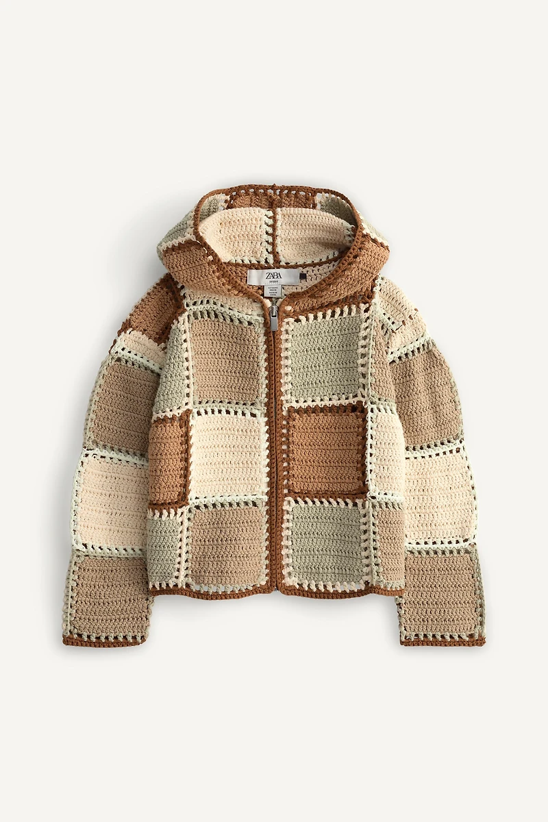 LIMITED EDITION CROCHET HOODIE CARDIGAN