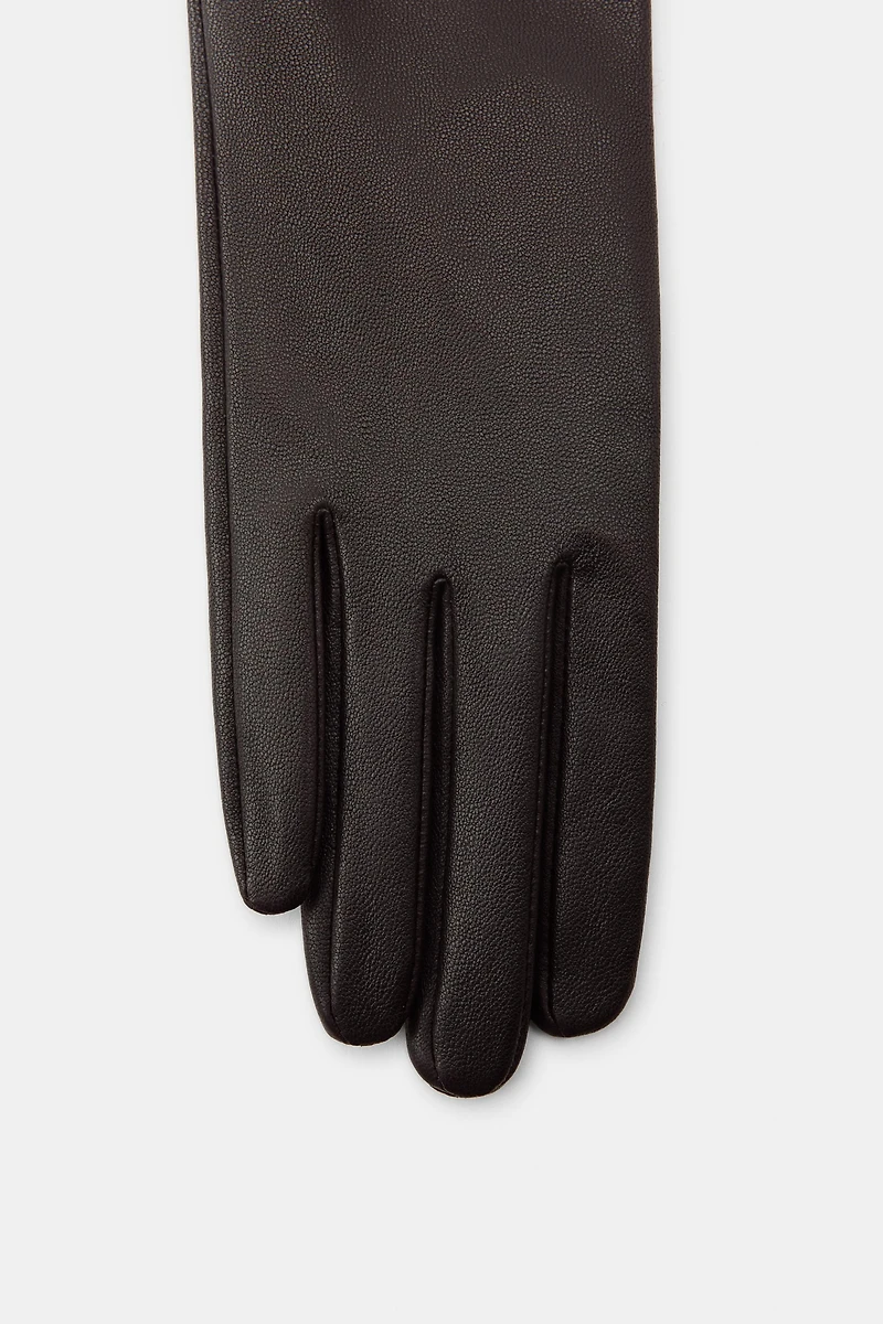 100% LEATHER LONG GLOVES