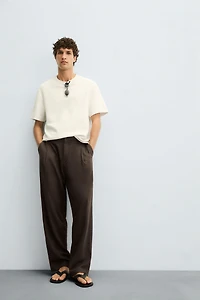 PANTALON FLUIDE À PLIS
