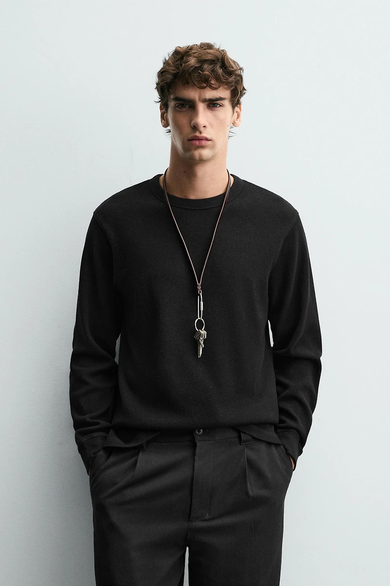 WAFFLE WEAVE T-SHIRT