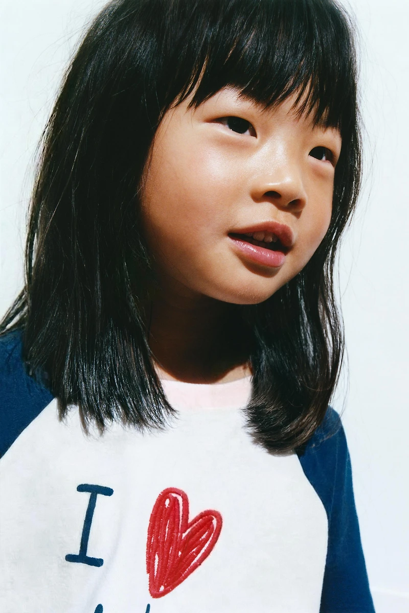 PRINTED RAGLAN T-SHIRT