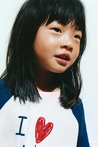 PRINTED RAGLAN T-SHIRT