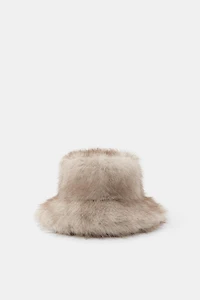 FAUX FUR BUCKET HAT