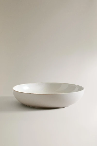 LARGE ECRU SALAD BOWL