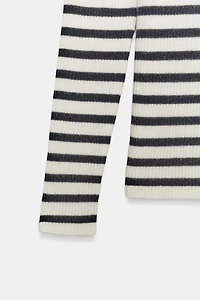 EXTRA SOFT STRIPED KNIT SWEATER