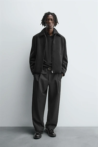 REGULAR FIT VELVET JACKET