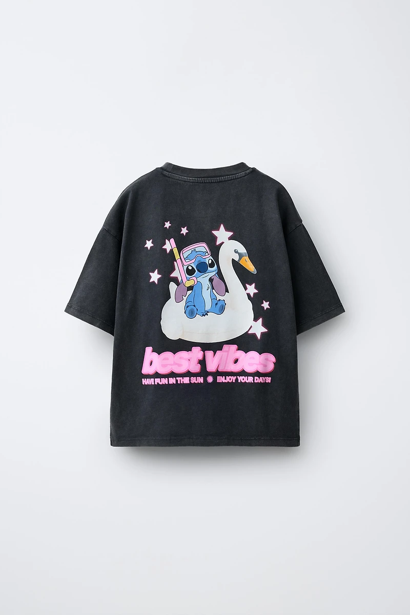 WASHED EFFECT LILO & STITCH © DISNEY T-SHIRT