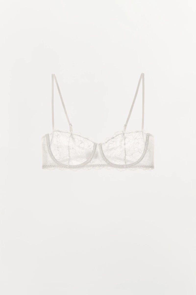 SOUTIEN-GORGE À ARMATURES EN DENTELLE