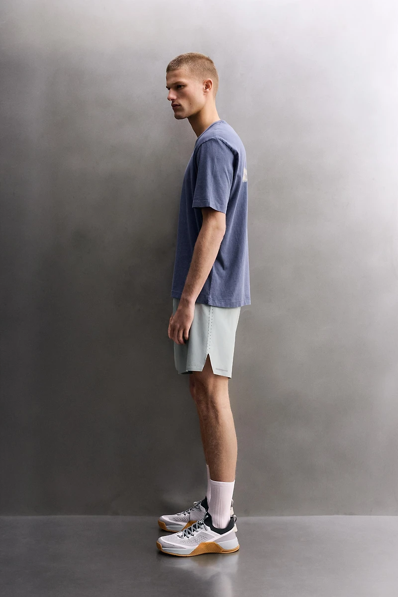 PRINTED GRAPHIC RUNNING T-SHIRT