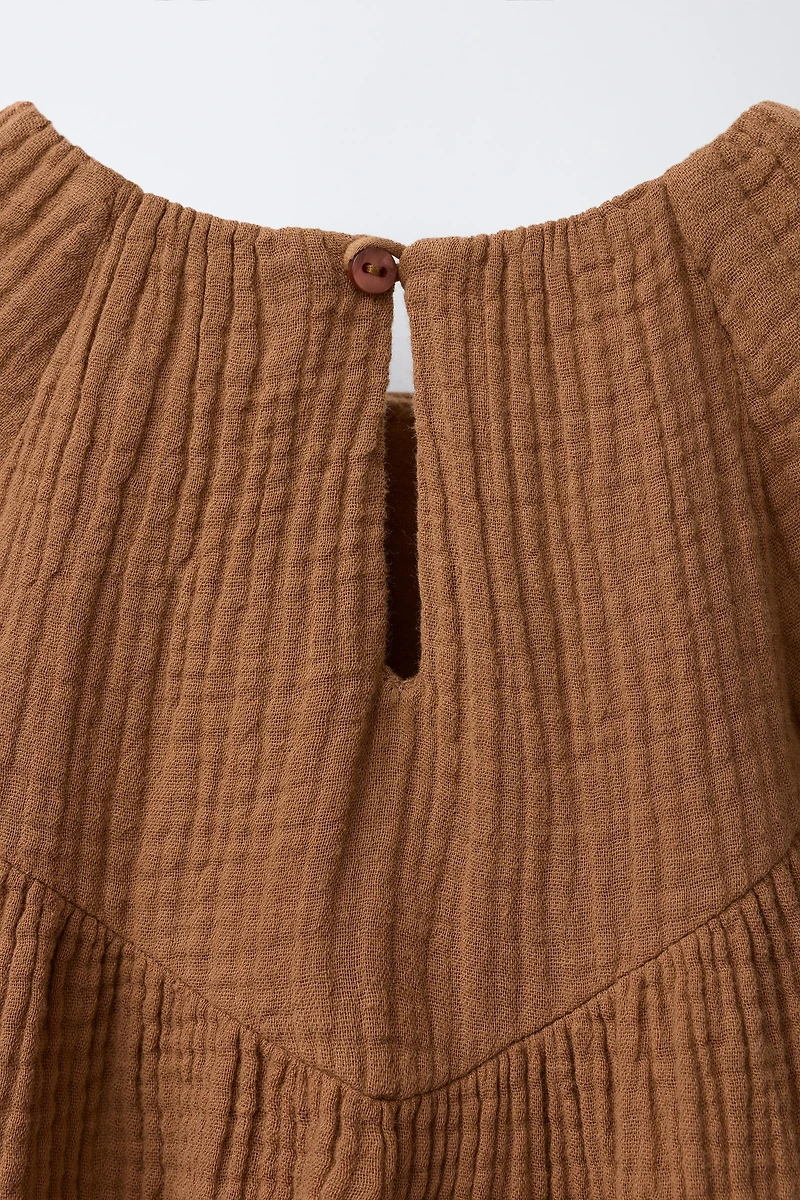 ROBE EN GAZE DE COTTON