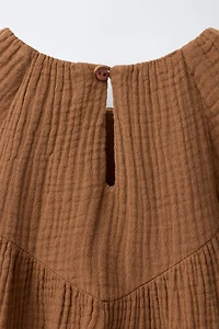 ROBE EN GAZE DE COTTON