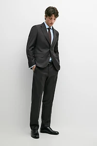 Cold wool suit trousers