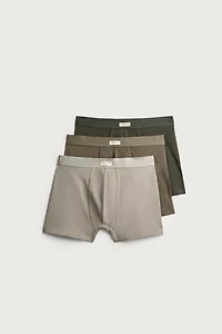 SOFT BOXER BRIEFS 3-PACK