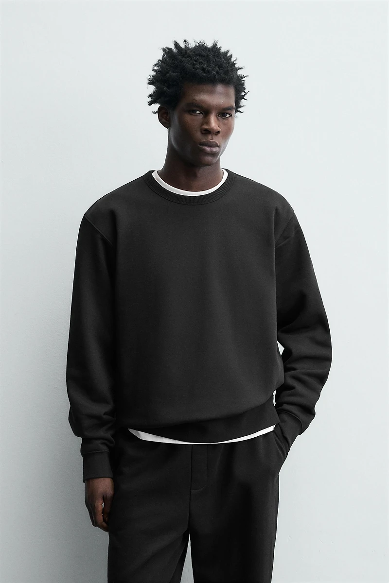 BASIC CREWNECK SWEATSHIRT