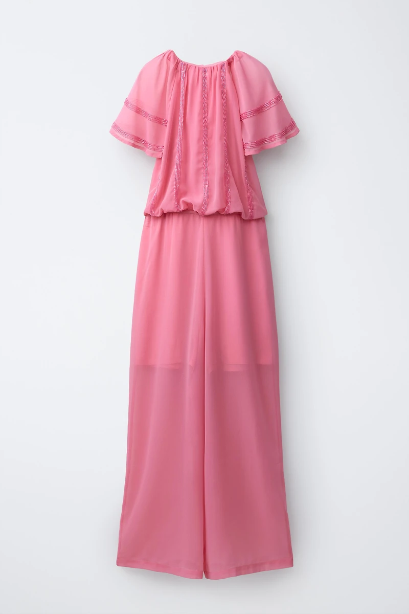 LONG RHINESTONE JUMPSUIT