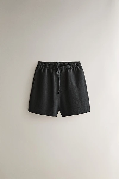 LINEN SHORTS