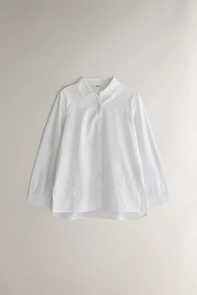 CHEMISE COTON BRODERIES