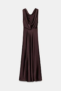 ZW COLLECTION SATIN EFFECT MIDI DRESS
