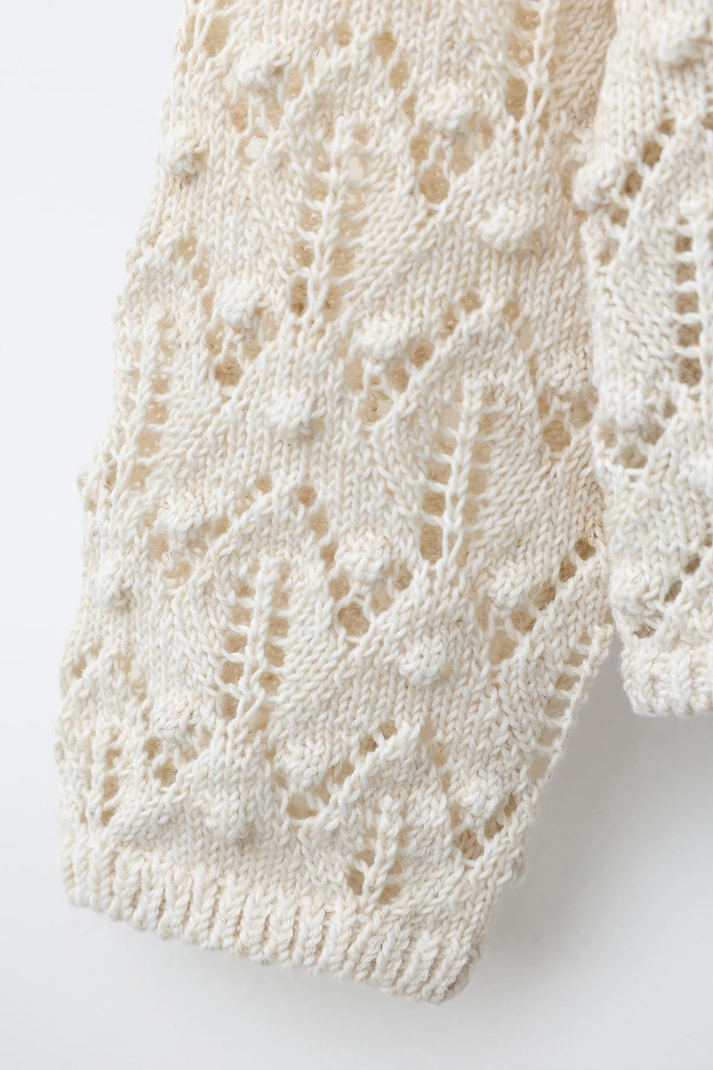 LINEN BLEND CARDIGAN