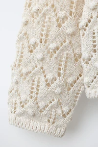 LINEN BLEND CARDIGAN