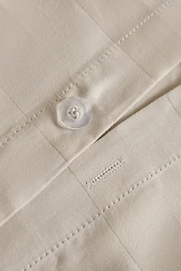 SATEEN STRIPED DUVET COVER (500 THREAD COUNT)