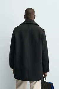 DOUBLE BREASTED POCKET OVERCOAT