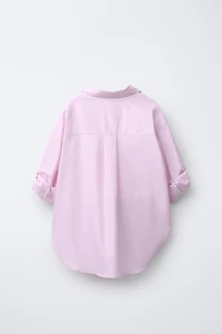 PACK CHEMISE OXFORD AVEC T-SHIRT STRASS