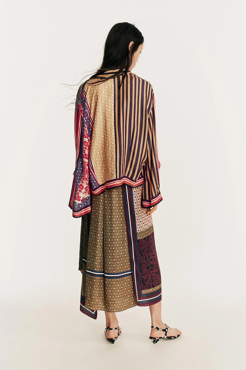 LIMITED EDITION PRINTED PAREO SKIRT