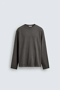 T-SHIRT À MANCHES LONGUES RAYURES