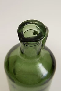 GLASS CRUET WITH CORK STOPPER