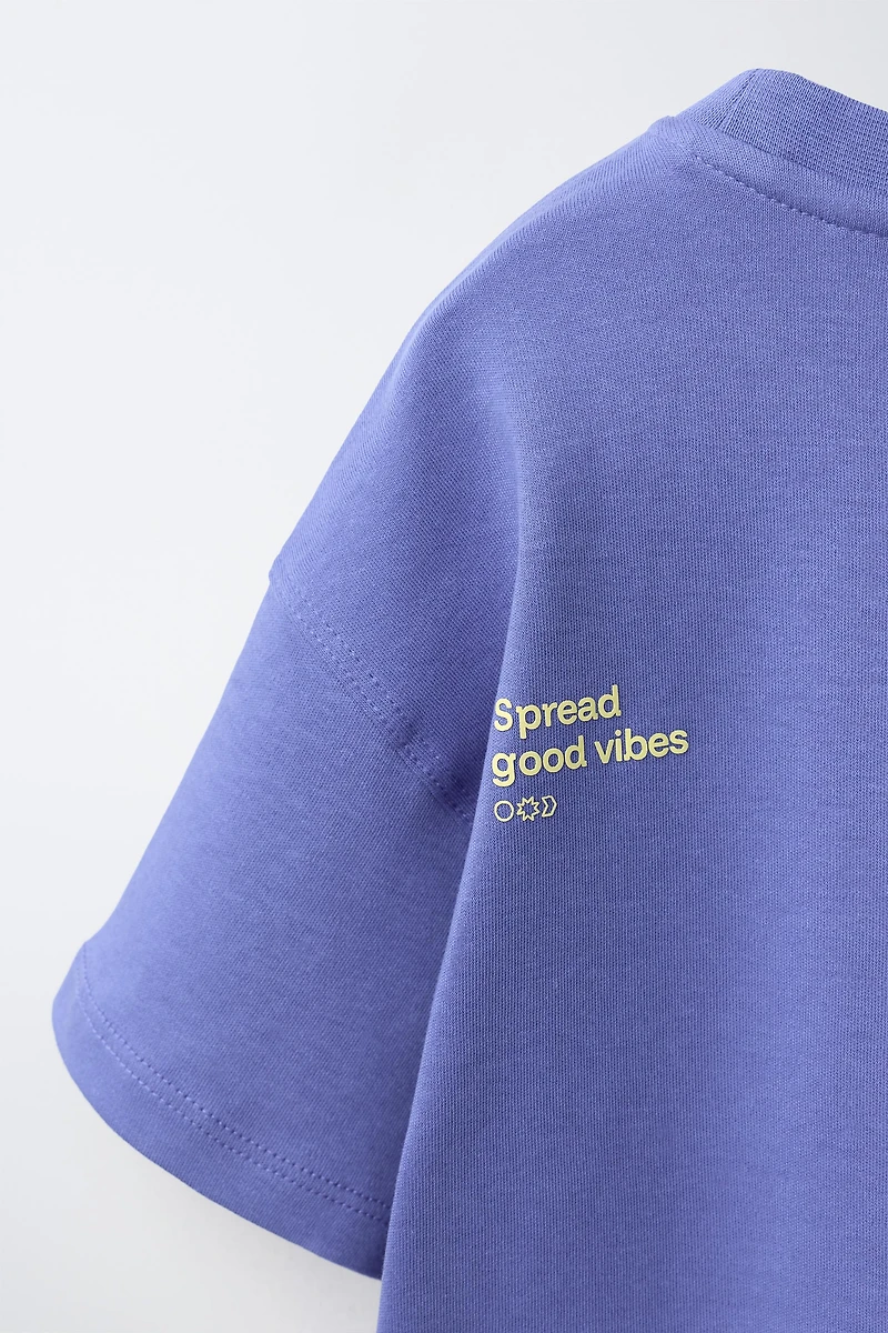 INTERLOCK TEXT T-SHIRT