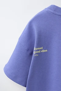 INTERLOCK TEXT T-SHIRT