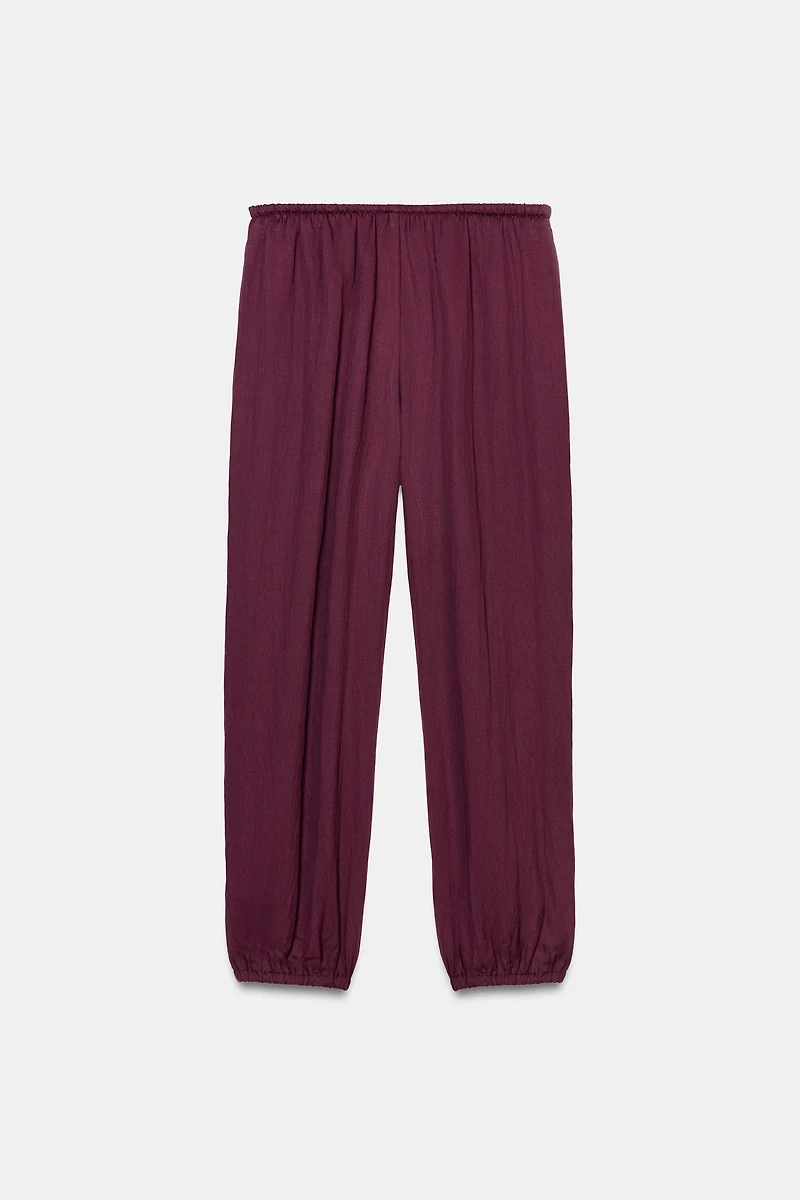 ELASTIC WAIST PANTS