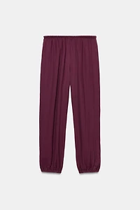 ELASTIC WAIST PANTS