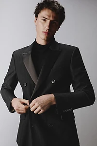 VESTE DE COSTUME À BOUTONNAGE CROISÉ